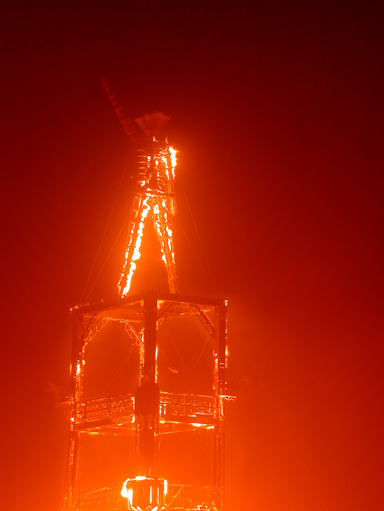 The Man on Fire, Burning Man photo