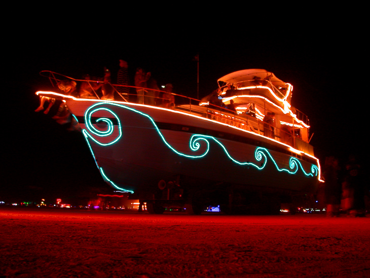 Land Boat, Burning Man photo