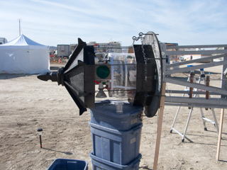Lighthouse Cap and Light Machine, Burning Man photo