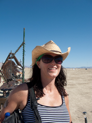Bridget, Burning Man photo