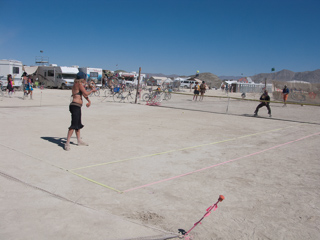 Ganesh Tennis Court, Burning Man photo