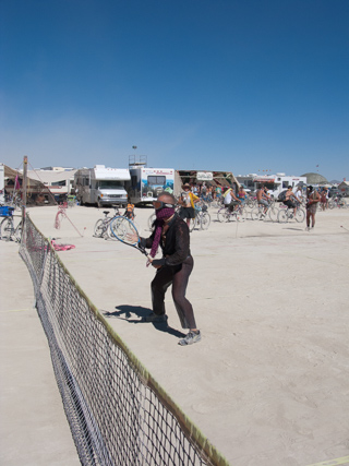 Ganesh Tennis Court, Burning Man photo