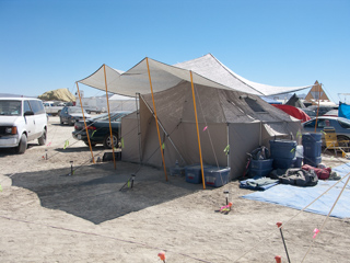 Rocket Tent, Burning Man photo