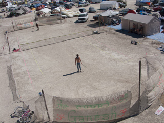 Ganesh Tennis Court, Burning Man photo