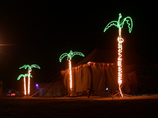 Ganesh Palm Trees, Burning Man photo