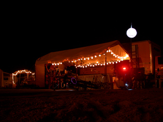 Ganesh Kitchen at Night, Burning Man photo