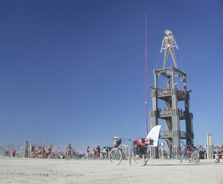 Rocket Bike at the Man, Burning Man photo