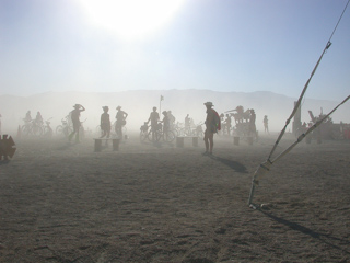 Dust Storm, Burning Man photo