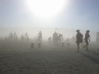 Dust Storm, Burning Man photo