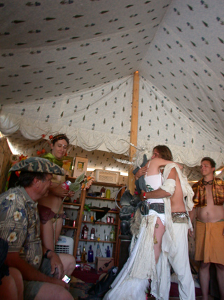 Erica and Anthony, Burning Man photo