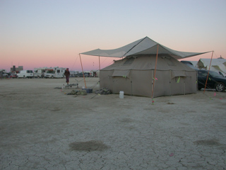 Rocket Tent, Burning Man photo