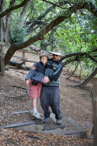 Mil and Gil on the Fault, Camping with Gil and Milo photo