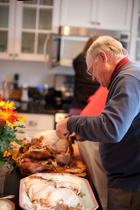 Bill Carving the Bird, Cape Cod photo