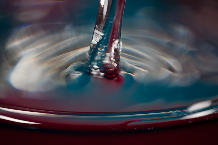 Water Column, Water Drop Falling photo