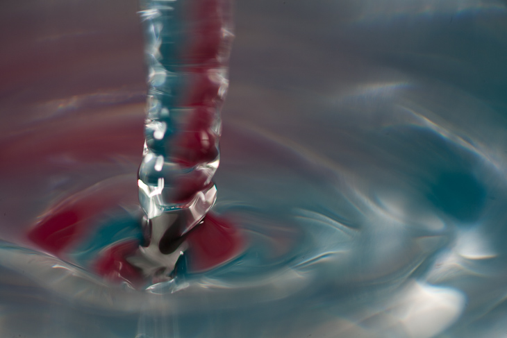 Water Column, Water Drop Falling photo