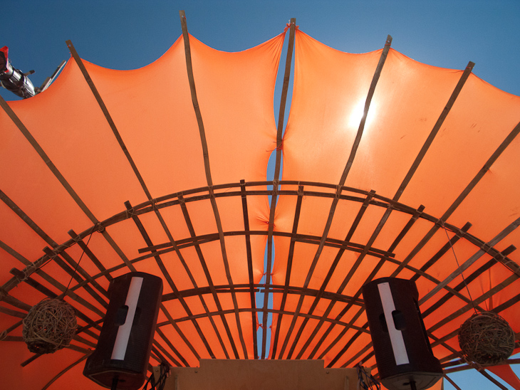 Stage Shade Canopy, Burning Man photo