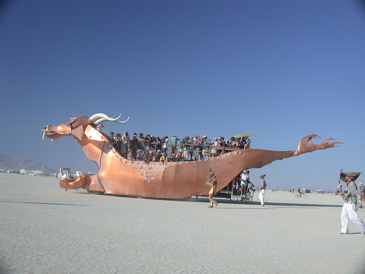 Golden Dragon, Burning Man photo