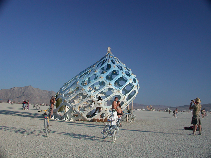 Warped Onion Dome, Burning Man photo