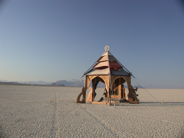 Small Temple, Burning Man photo