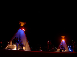 Chill Huts by the Man, Burning Man photo