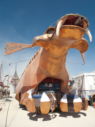Golden Dragon, Burning Man photo