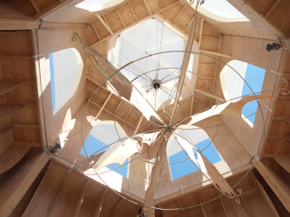 Inside Temple, Burning Man photo