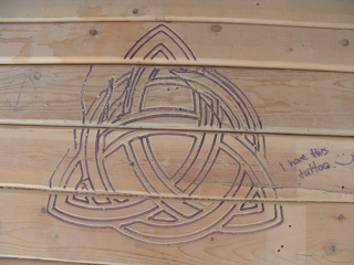 Temple Writings, Burning Man photo