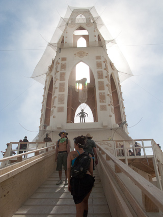Temple Stairs, Burning Man photo