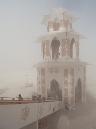 Temple Stairs, Burning Man photo