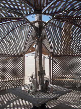 Small Playa Temple, Burning Man photo