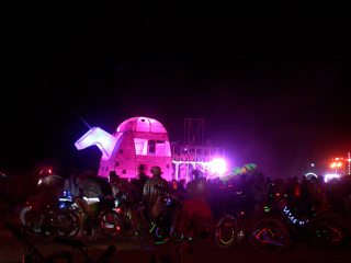 Unicorn Car, Burning Man photo