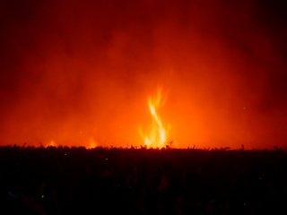 Burners Storm the Man, Burning Man photo