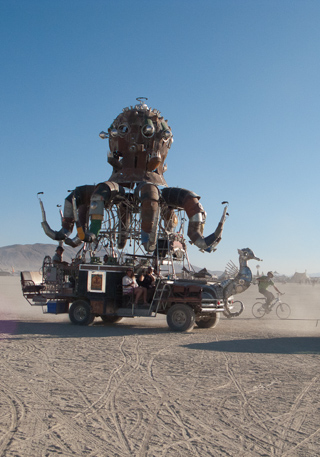 Steampunk Octopus, Burning Man photo