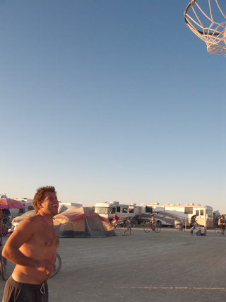 Basketball, Burning Man photo