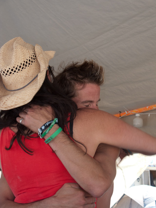 Bridget and One Love, Burning Man photo