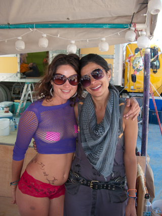 Roxy and Boots, Burning Man photo