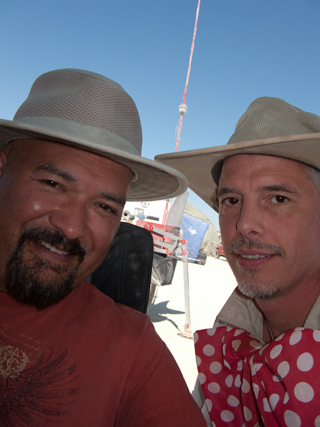 Game Changer and Rocket, Burning Man photo