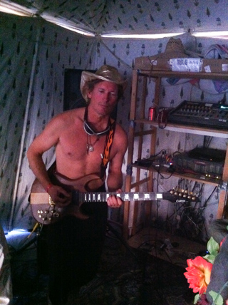 Merman on Guitar, Burning Man photo