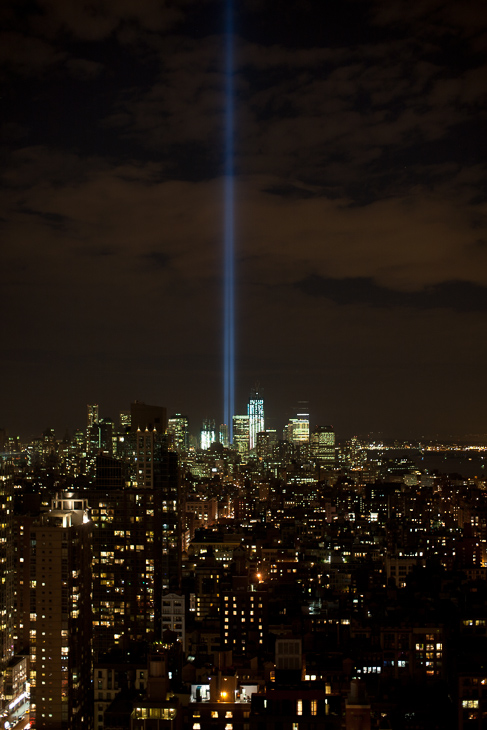 Twin Beams, Tribute in Light photo