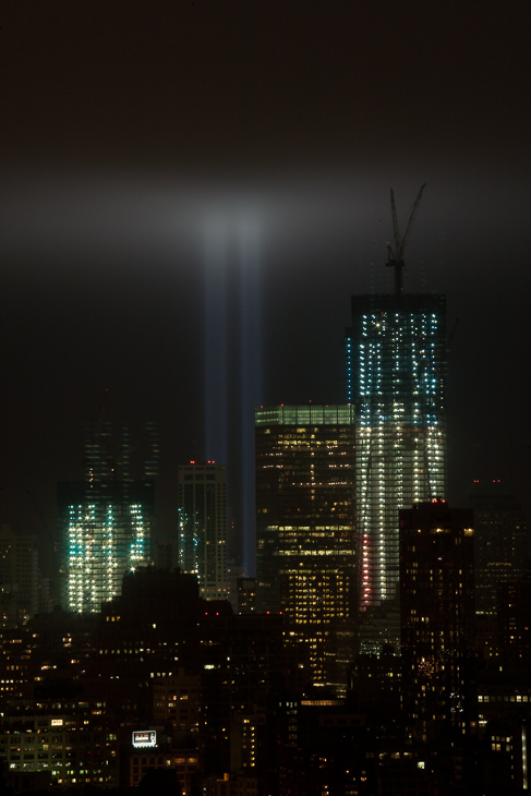 Twin Beams, Tribute in Light photo