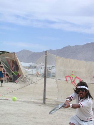 Tennis Match, Ganesh Camp photo