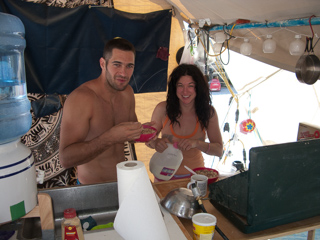 Ben and Nachelle, Ganesh Camp photo