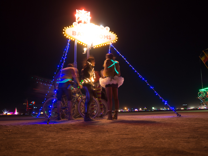 Welcome to Fabulous Bathrooms, Burning Man photo