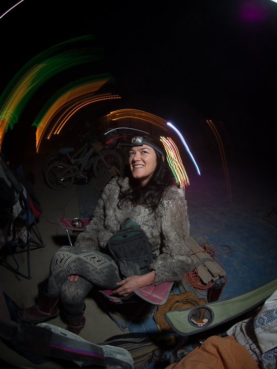 Bridget, Burning Man photo