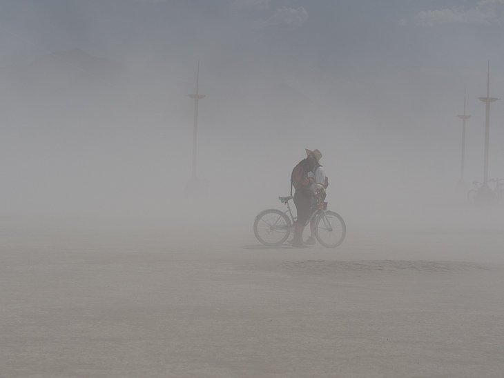 Dust Storm, Burning Man photo