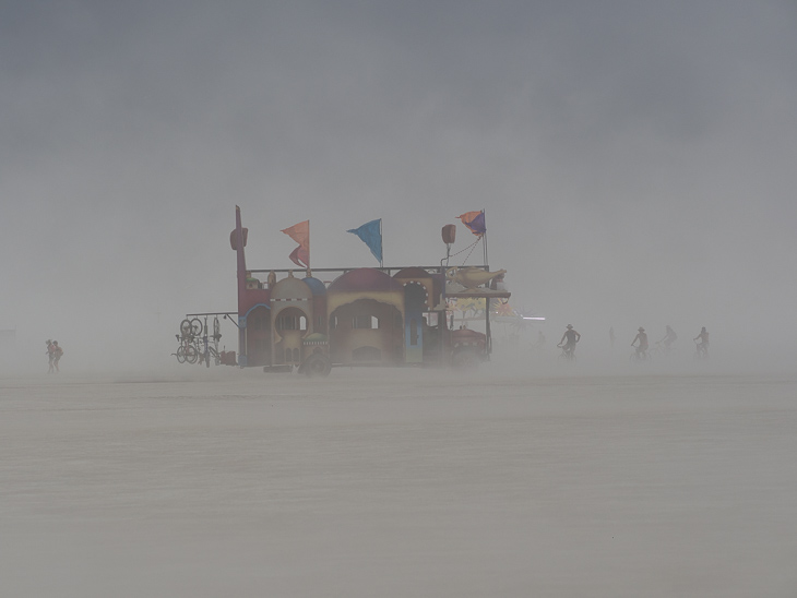 Dust Storm, Burning Man photo
