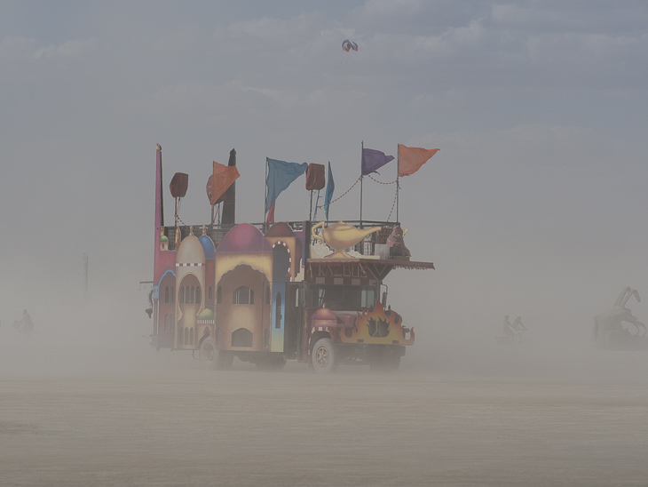 Dust Storm, Burning Man photo