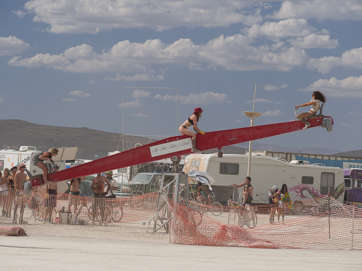 The Teeter Totter of Death, Burning Man photo