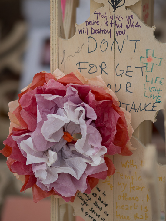 Paper Flower, Burning Man photo