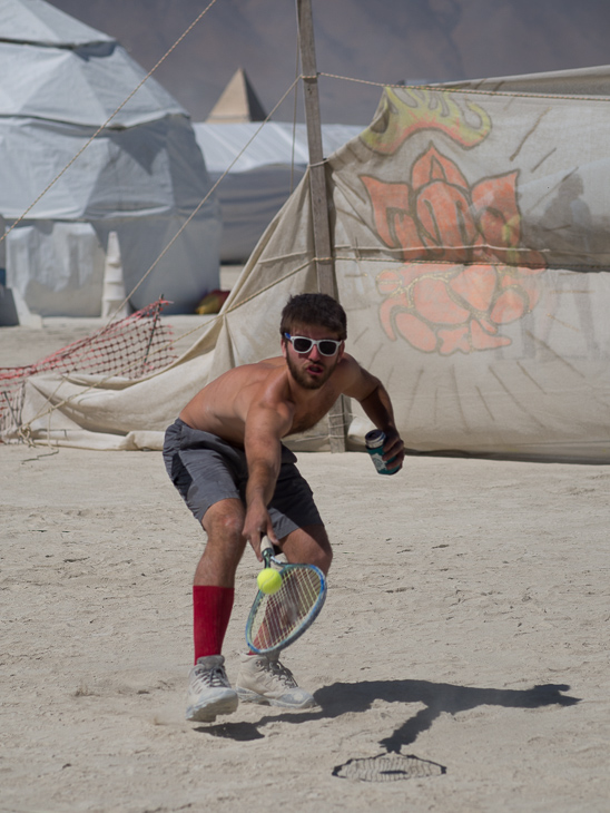 Ganesh Tennis Court, Burning Man photo